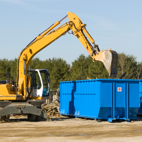 can i choose the location where the residential dumpster will be placed in Midway Pennsylvania